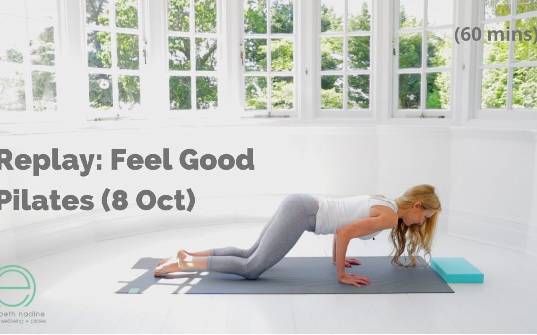 Replay: Feel Good Friday Pilates (8 October)