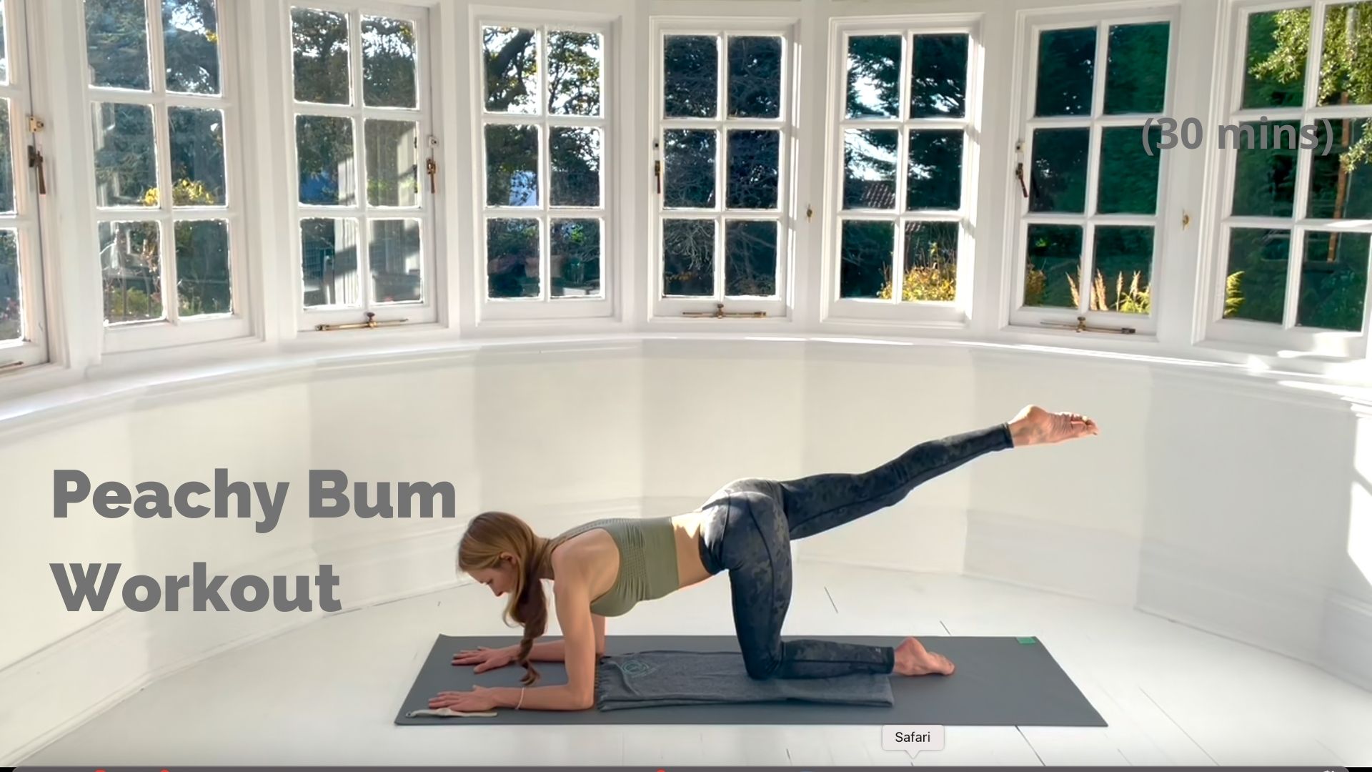 Peachy Butt Workout (30 mins) Elizabeth Nadine Yoga, Pilates, Wellbeing