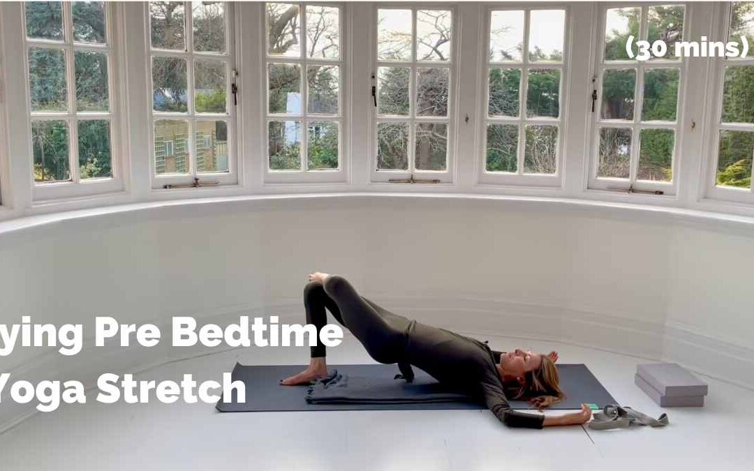 Lying Pre Bedtime Yoga Stretch