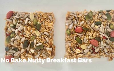 No Bake Nutty Breakfast Bars
