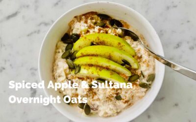Spiced Apple & Sultana Overnight Oats