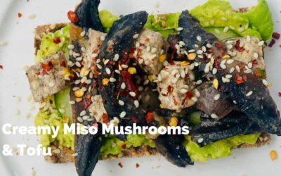Creamy Miso Mushrooms & Tofu