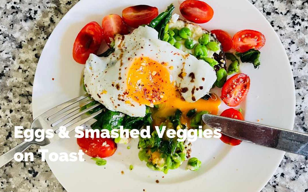 Eggs & Smashed Veggies on Toast
