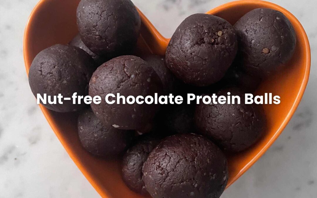 Nut-Free Chocolate Protein Balls