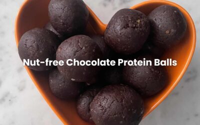 Nut-Free Chocolate Protein Balls